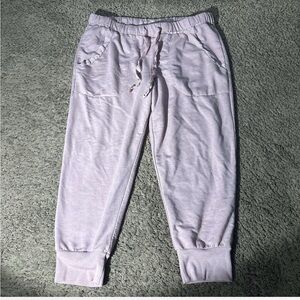 Juicy Couture Soft Pink cropped Joggers